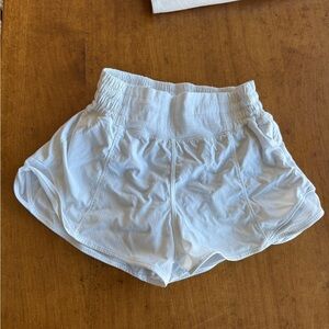 Lululemon Athletica White Athletic Shorts